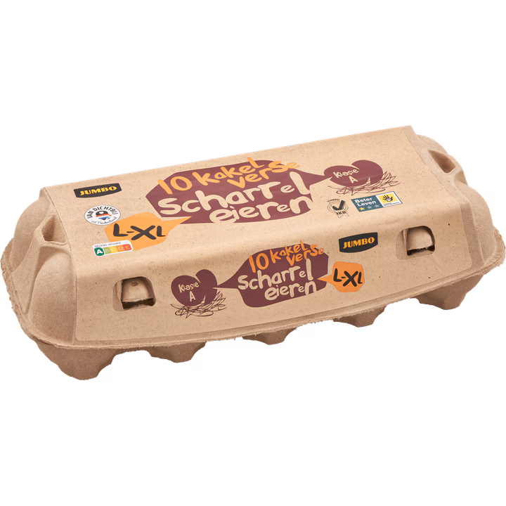 Jumbo Scharreleieren L-XL 10 Stuks