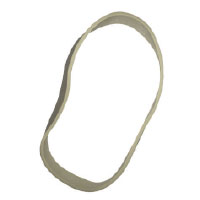 19 x Elastiek - wit