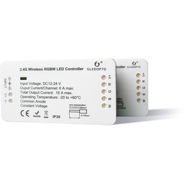Gledopto 2.4Ghz RGBW LED Controler - GL-C-007