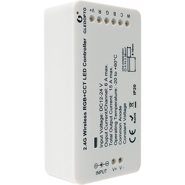 Gledopto 2.4Ghz RGB+CCT LED Controler - GL-C-008