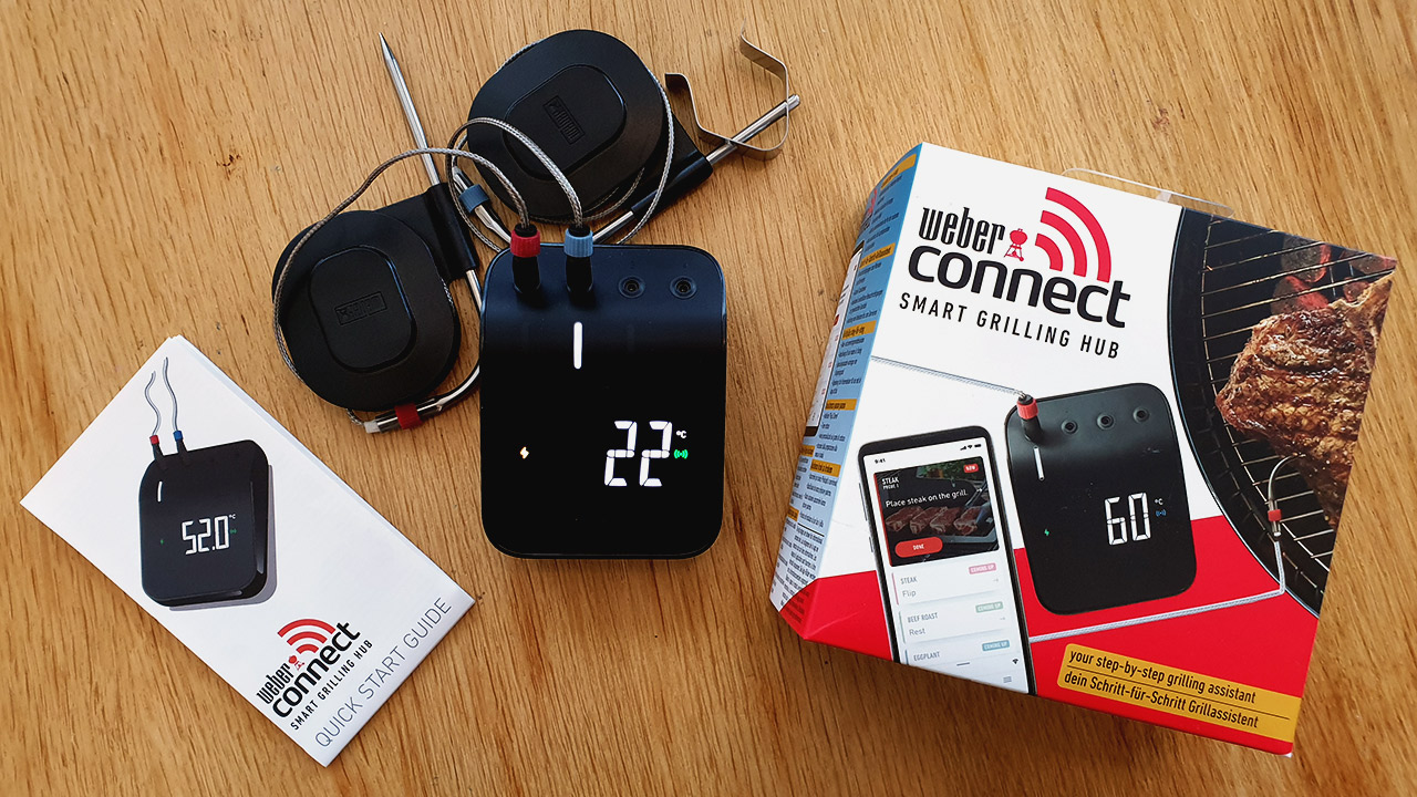 Weber Connect Smart Grilling Hub unboxed