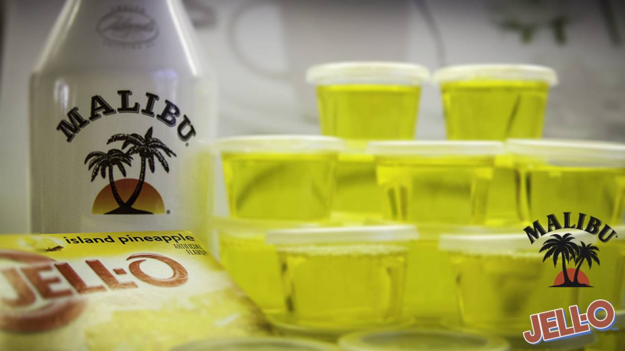 Piña Colada Jell-O Shots