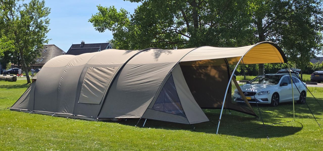 Onze kampeer-setup met de Falco Havik 4600