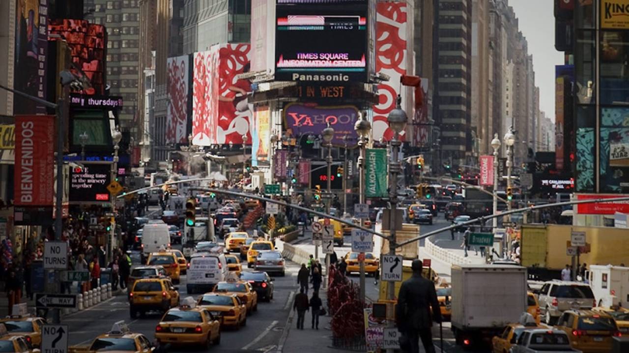 Een onverwachte dag in Manhattan, New York