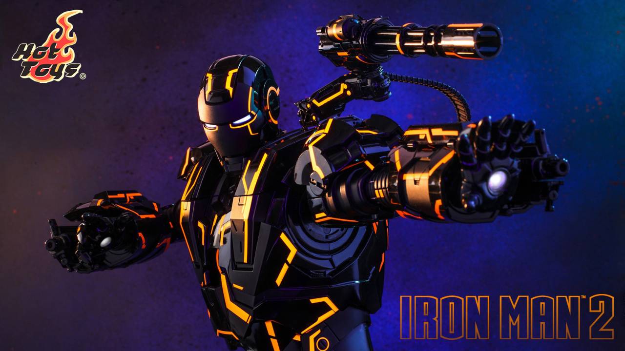 Neon Tech War Machine